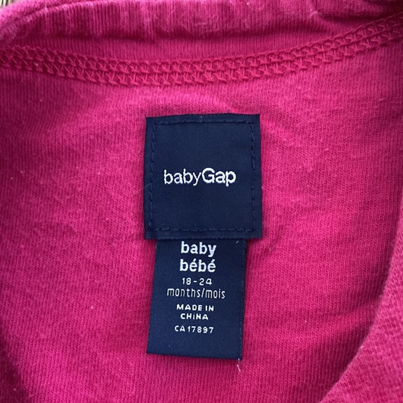 Baby Gap Pink, Orange, Brown Colourblock Long Sleeve Dress 18-24 Months - Picture 5 of 8